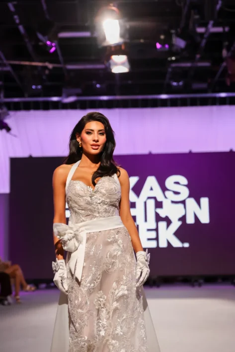 Celeste Embroidered Lace Gown